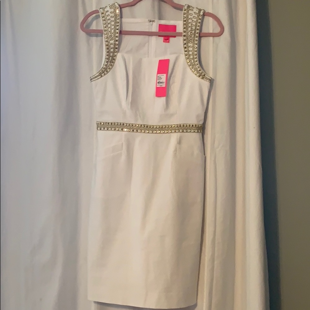 NWT Dana Stretch Shift in Resort White